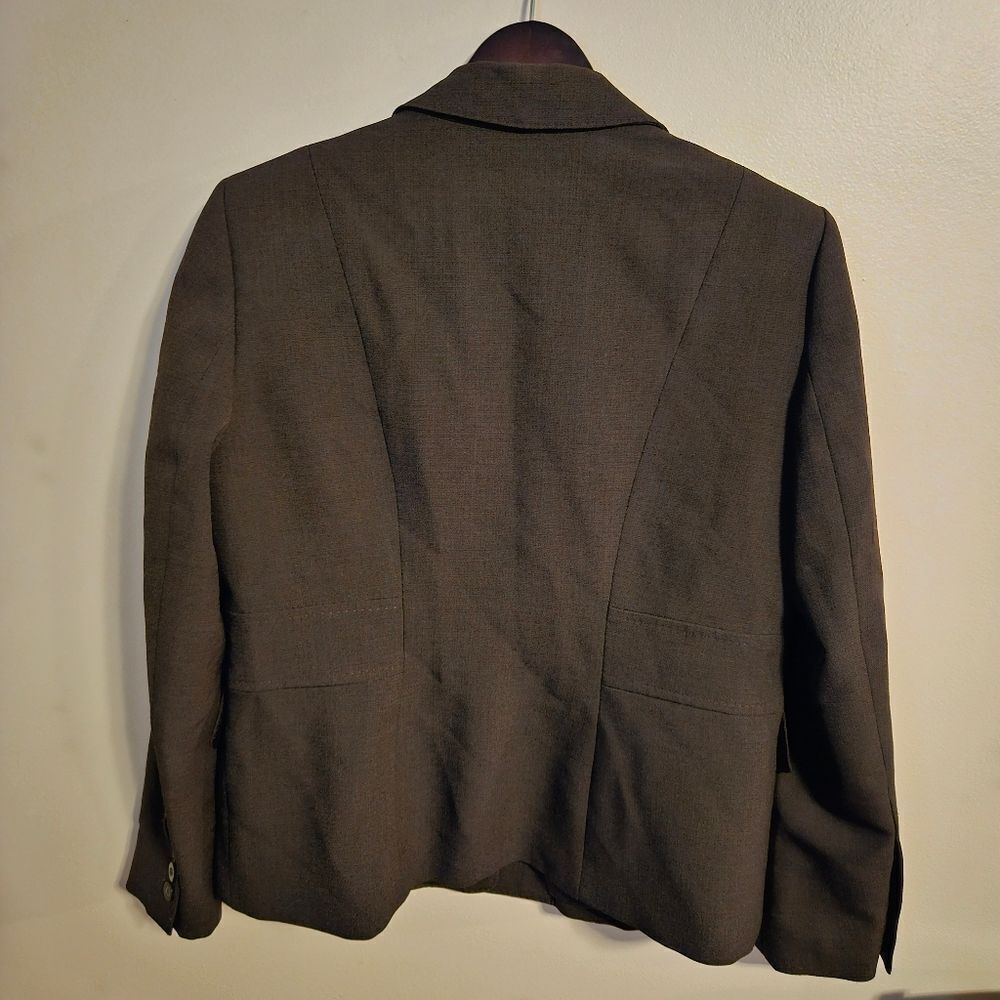 Anne Klein Blazer Suit Jacket Black Petite Suit Business Casual Neutral Classic - Picture 5 of 8